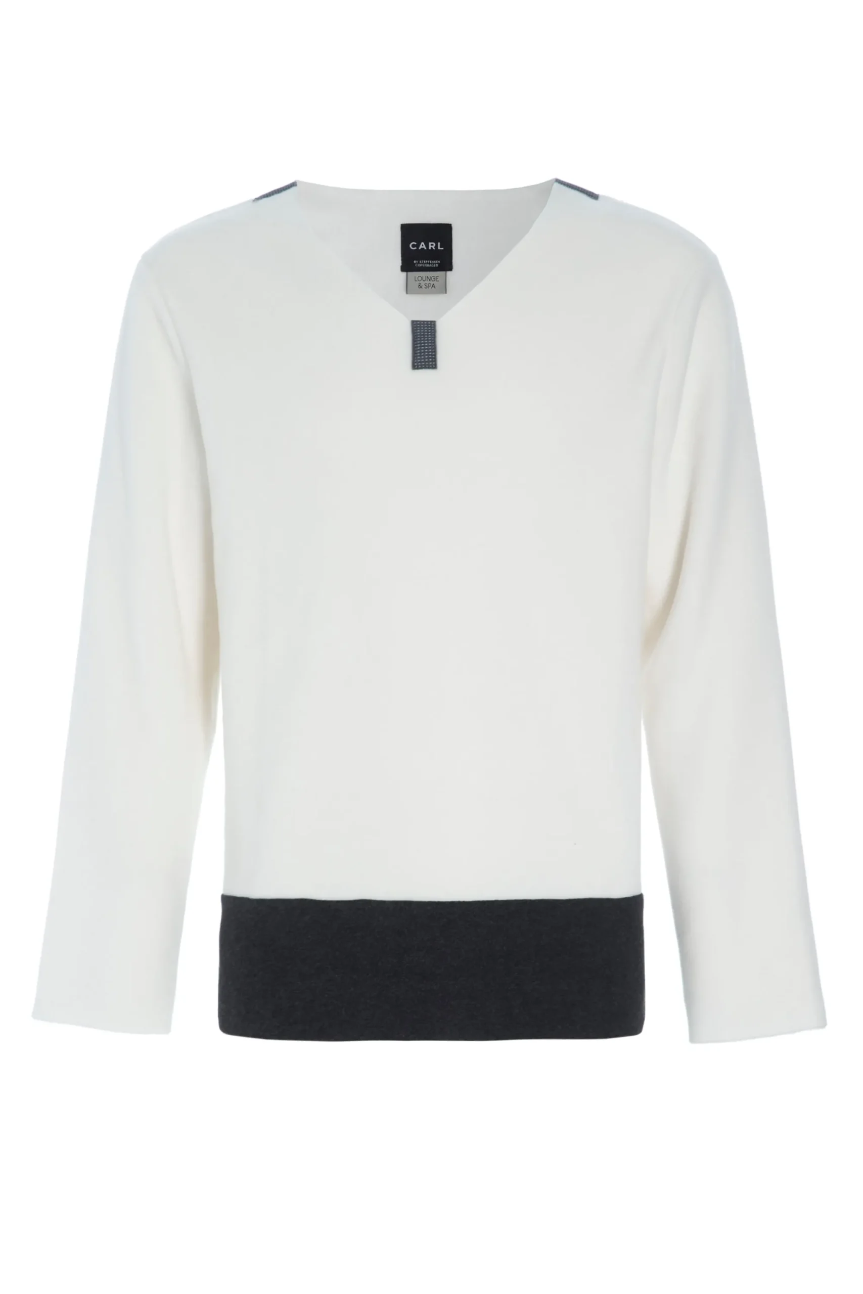 Henriette Steffensen Copenhagen ONE SIZE BLUSE MÂNNER | 1013C OFF WHITE/SOFT BLACK Best