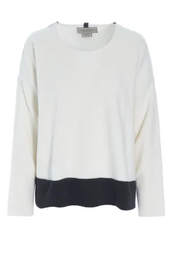 Henriette Steffensen Copenhagen ONESIZE BLUSE FRAUEN | 1335 OFF WHITE/SOFT BLACK Best