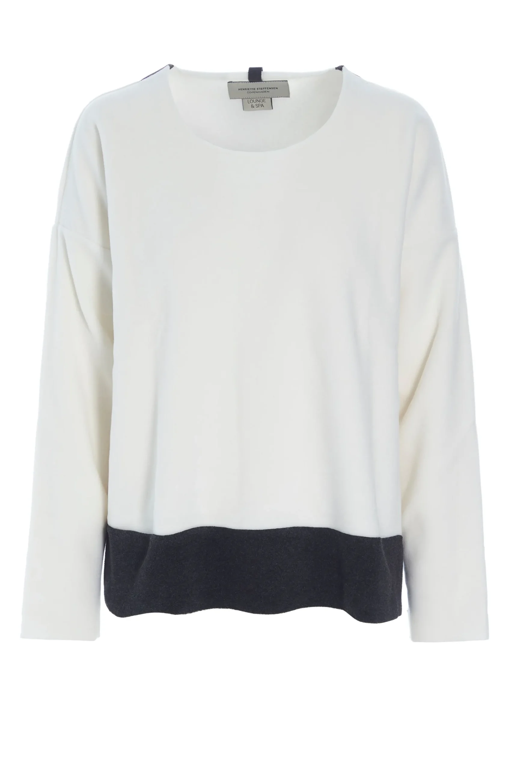 Henriette Steffensen Copenhagen ONESIZE BLUSE FRAUEN | 1335 OFF WHITE/SOFT BLACK Best