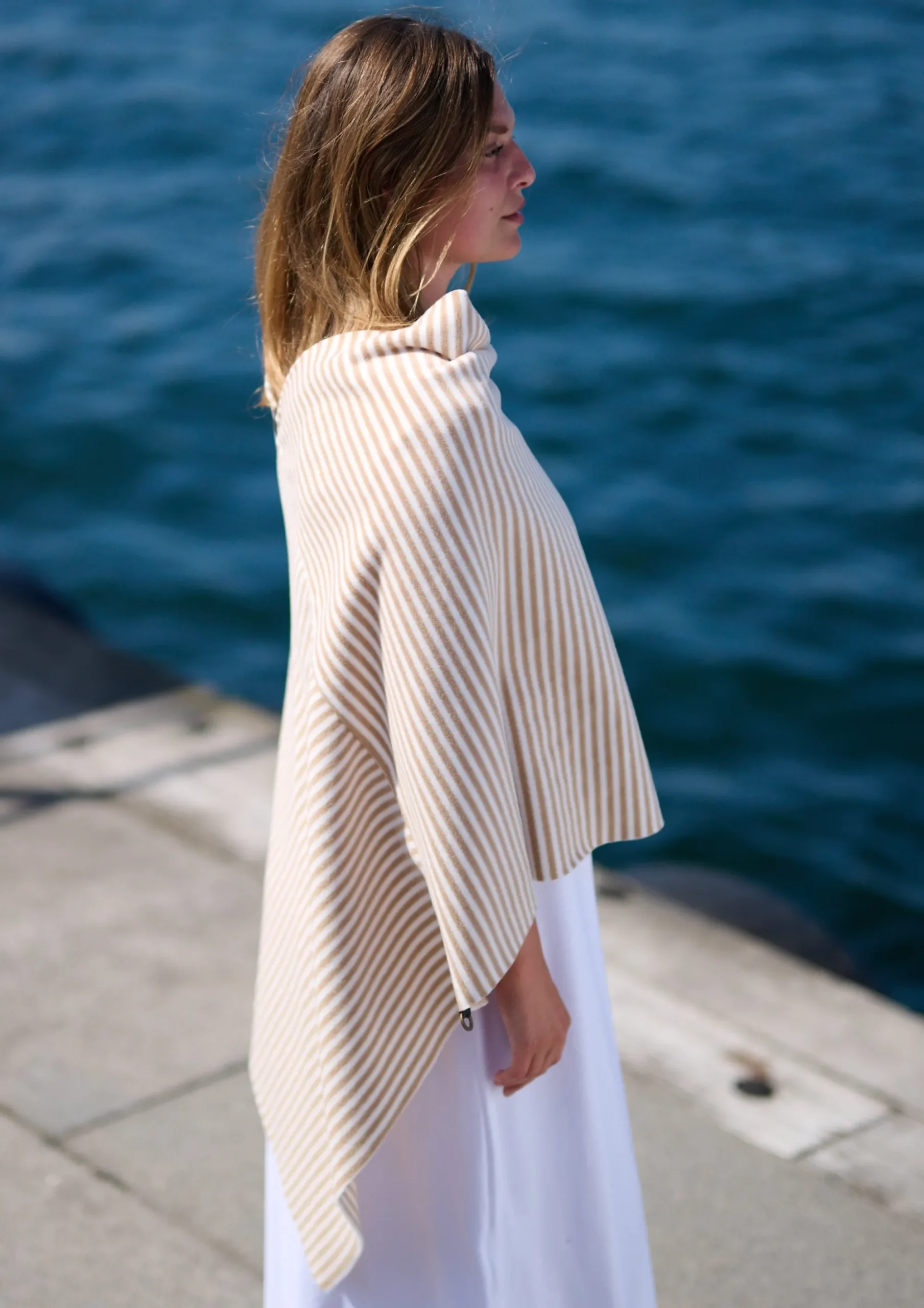 Henriette Steffensen Copenhagen PONCHO | 4026 STRIPES C&O Online