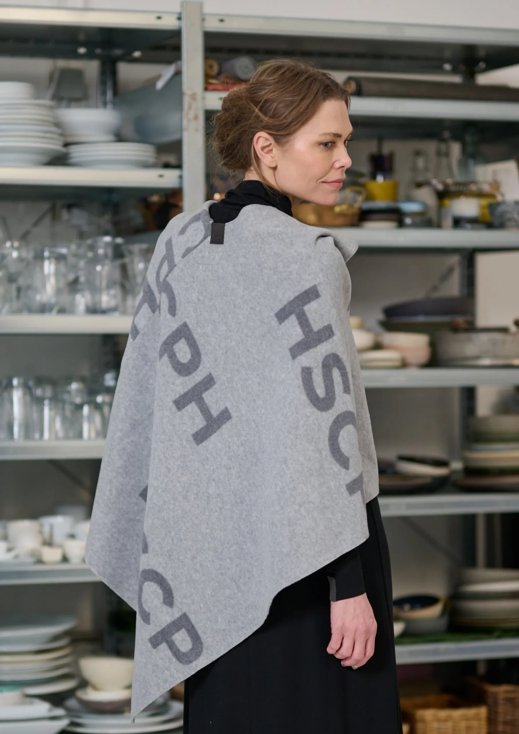 Henriette Steffensen Copenhagen PONCHO | 4026P HSCPH PRINT Store