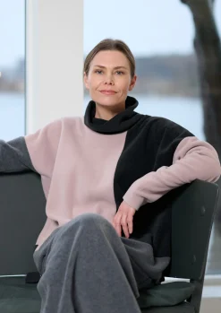Henriette Steffensen Copenhagen PULLOVER PATCH | 1380 GREY/NUDE/SB Fashion
