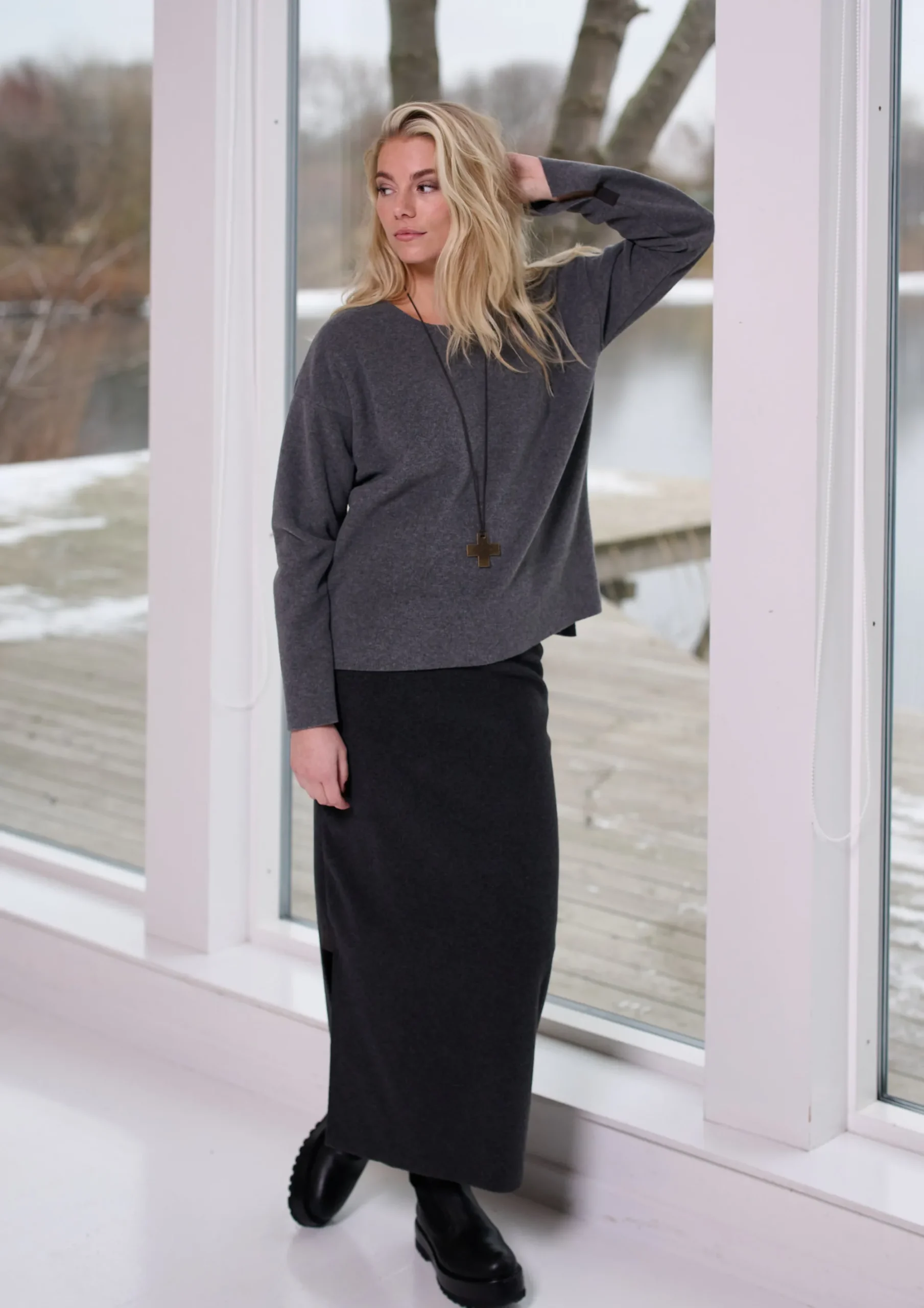 Henriette Steffensen Copenhagen ROCK LANG | 3227 SOFT BLACK Sale