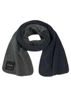 Henriette Steffensen Copenhagen SCHAL AUS WEICHEM FLEECE | 1004C GREY/SOFT BLACK Best