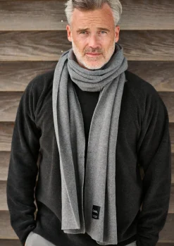 Henriette Steffensen Copenhagen SCHAL AUS WEICHEM FLEECE | 1004C GREY Shop