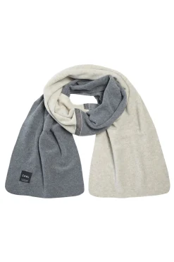 Henriette Steffensen Copenhagen SCHAL AUS WEICHEM FLEECE | 1004C GREY/SAND Discount