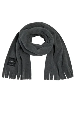 Henriette Steffensen Copenhagen SCHAL M/ FRANSEN | 1006 GREY Flash Sale