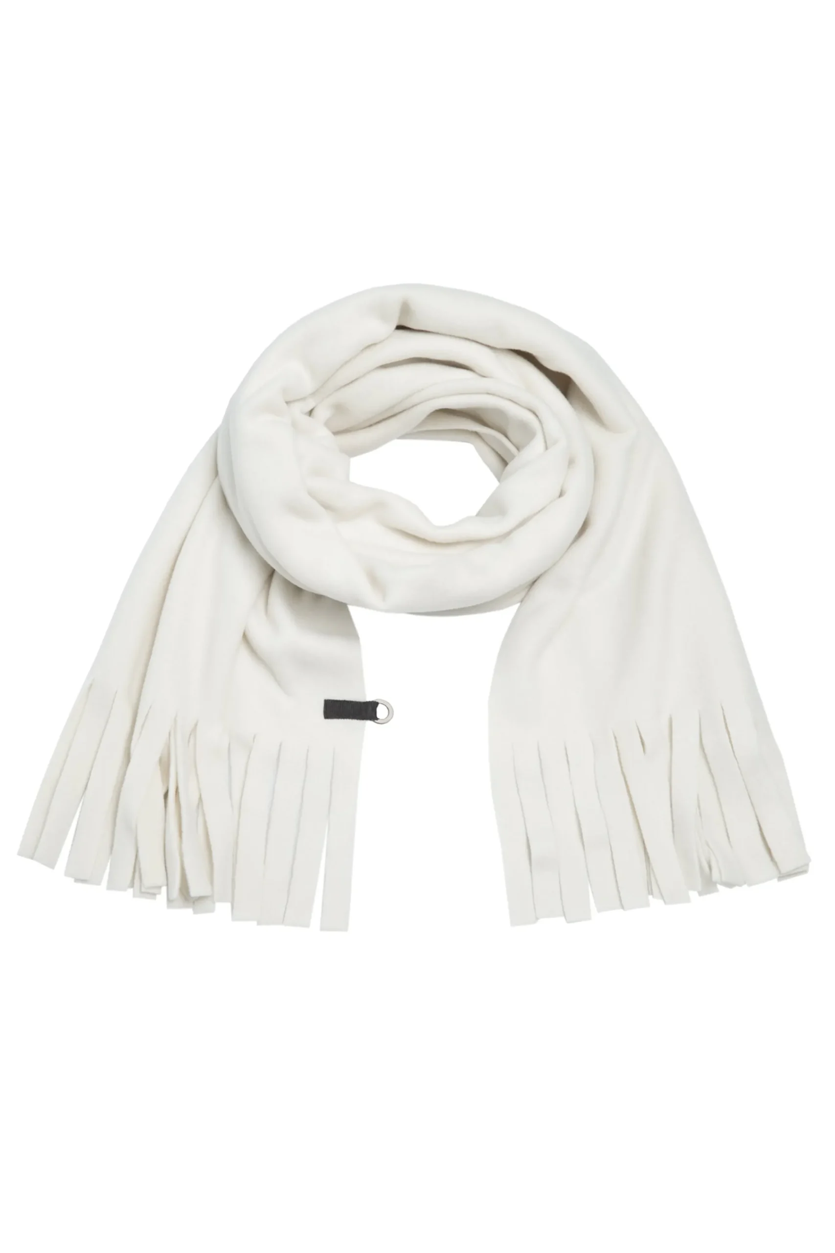 Henriette Steffensen Copenhagen SCHAL MIT FRANSEN | 4077 OFF WHITE Fashion