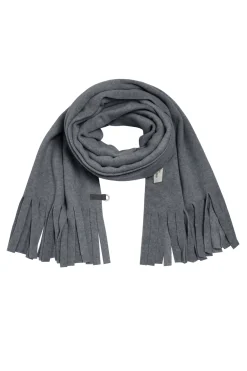 Henriette Steffensen Copenhagen SCHAL MIT FRANSEN | 4077 GREY Cheap
