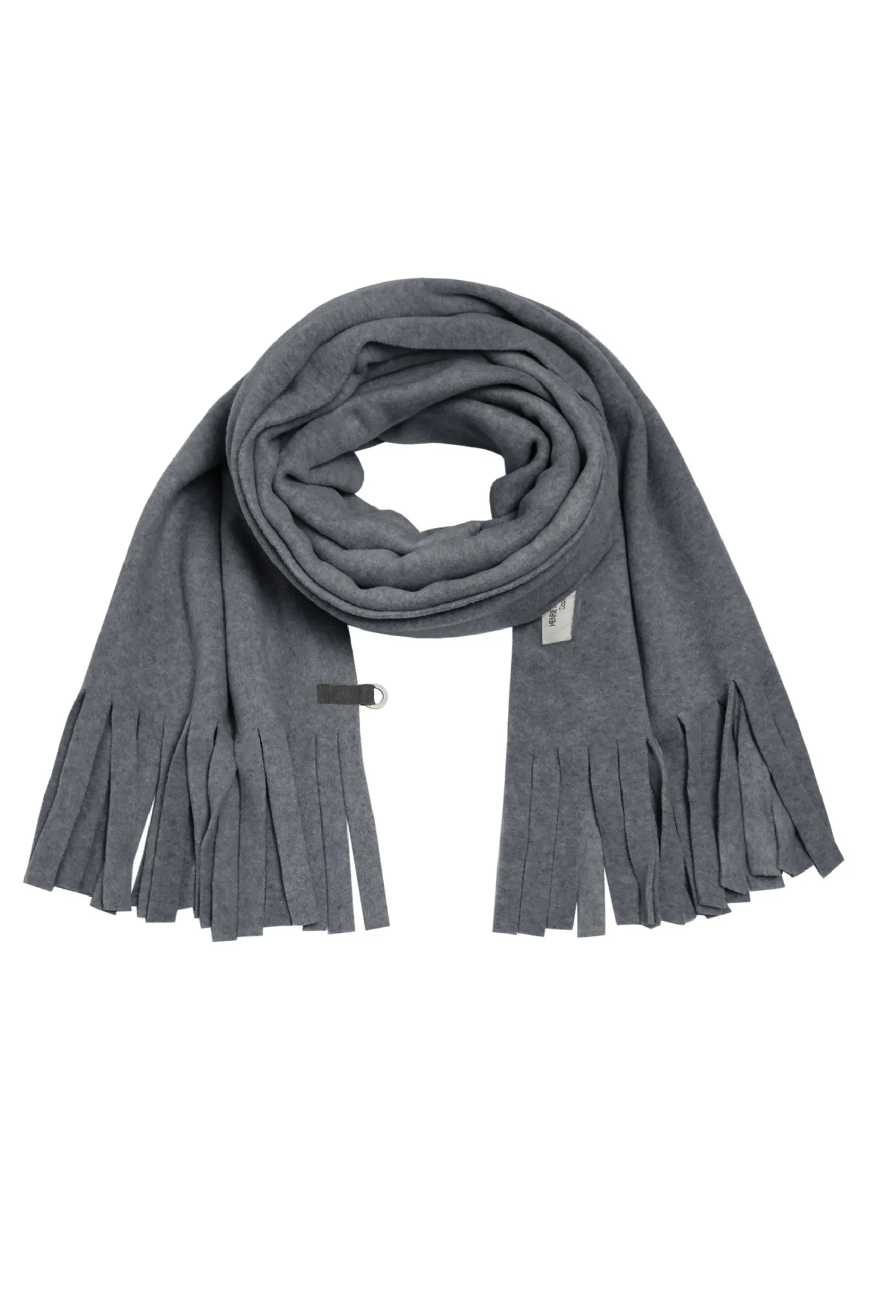 Henriette Steffensen Copenhagen SCHAL MIT FRANSEN | 4077 GREY Cheap