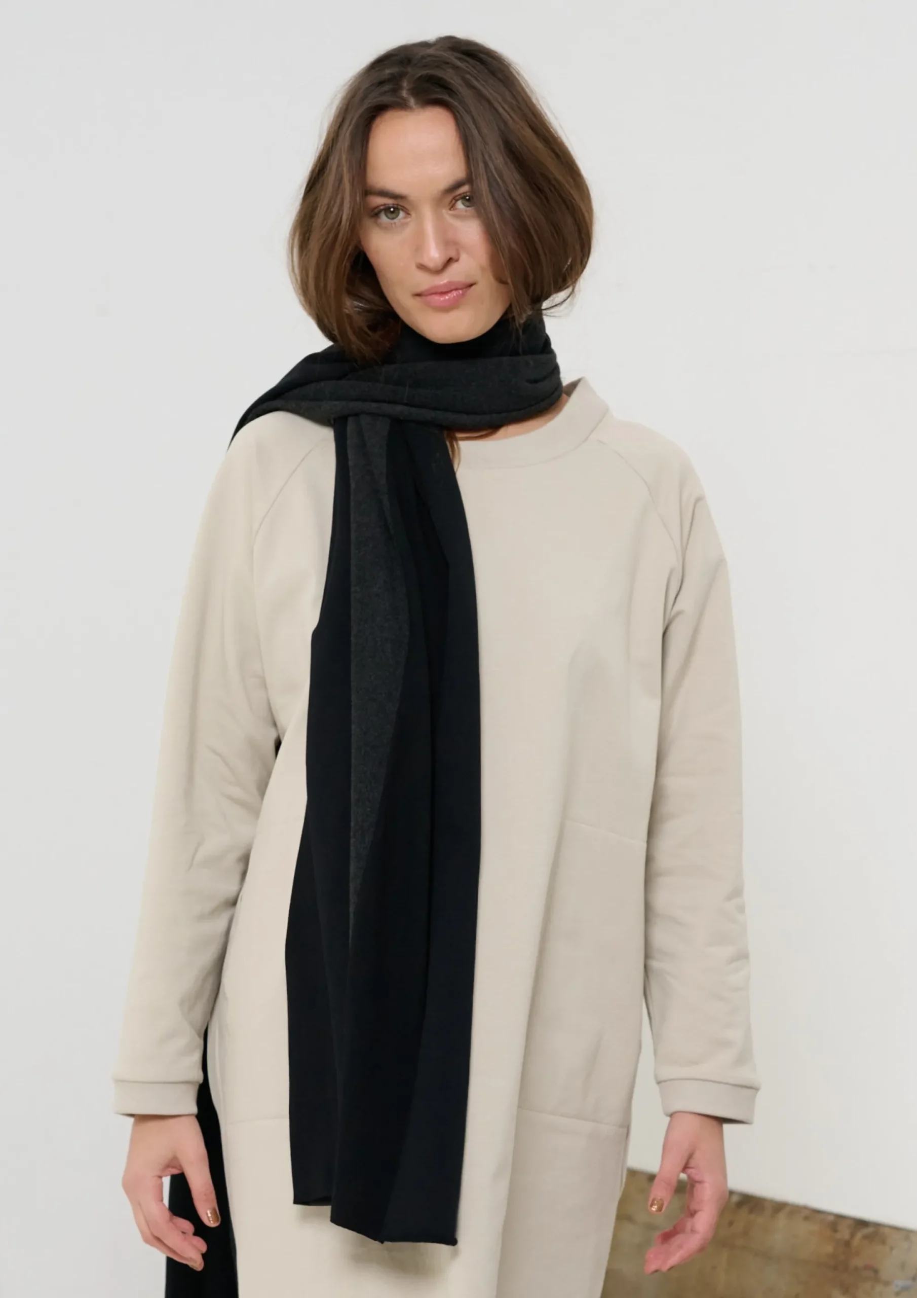 Henriette Steffensen Copenhagen SCHAL NO WASTE | 74005 BLACK Shop