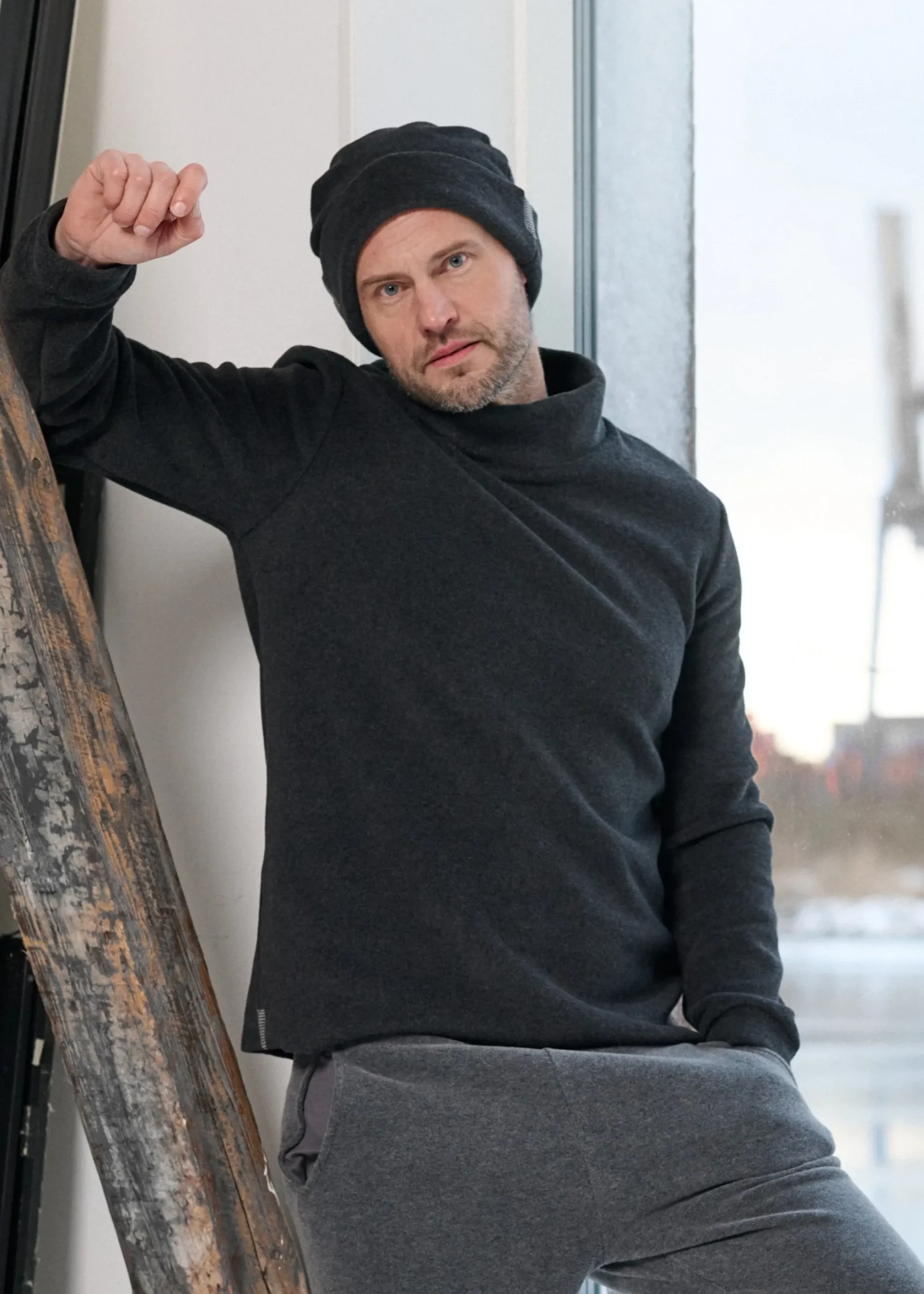 Henriette Steffensen Copenhagen SWEATER M/ HOHEM KRAGEN | 1031C SOFT BLACK Sale
