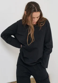 Henriette Steffensen Copenhagen SWEATSHIRT | 71605 BLACK Clearance