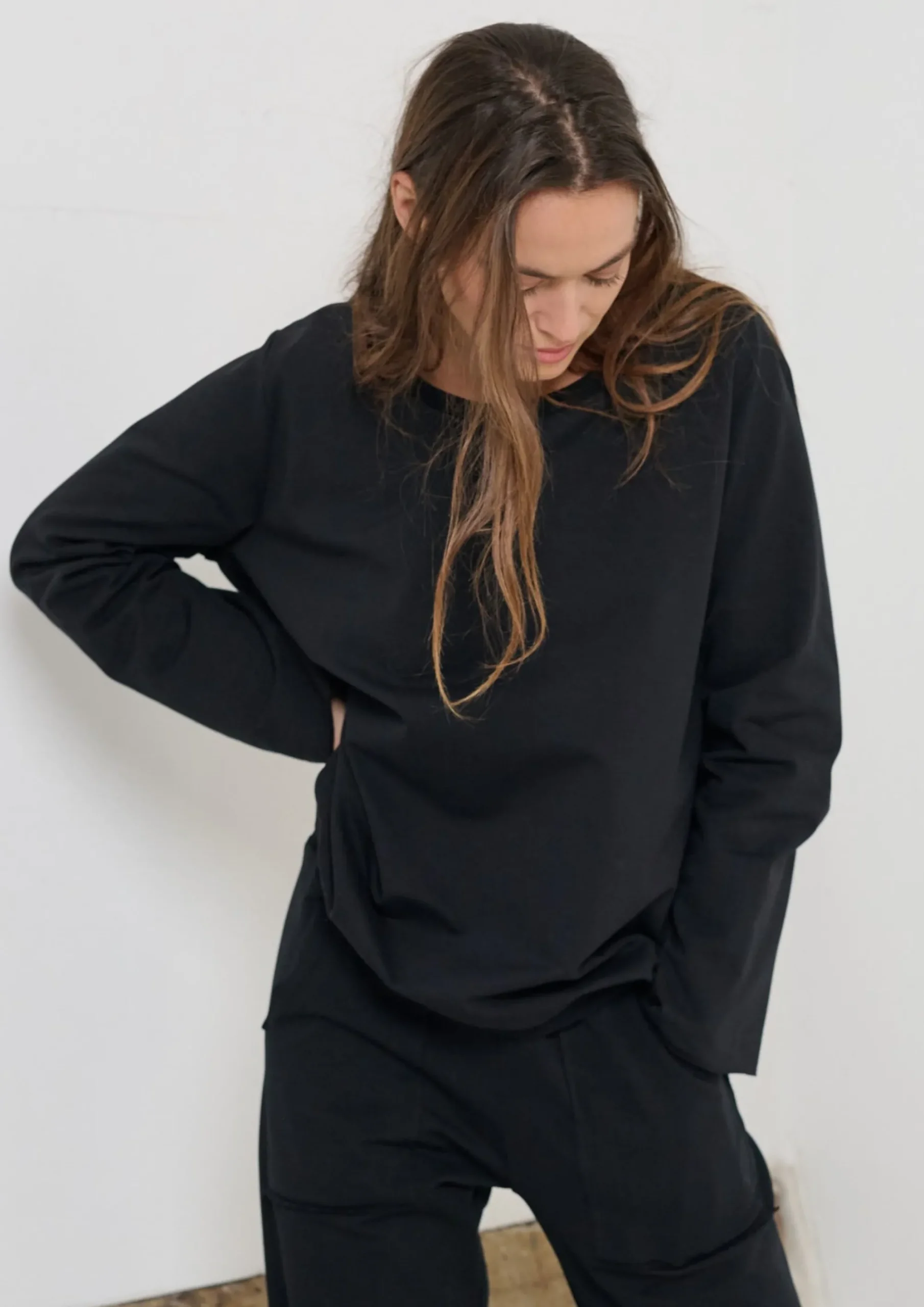 Henriette Steffensen Copenhagen SWEATSHIRT | 71605 BLACK Clearance