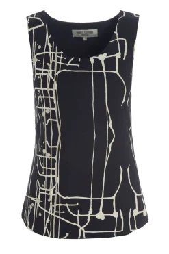 Henriette Steffensen Copenhagen TOP | 96041 ART PRINT BLACK New