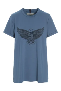 Henriette Steffensen Copenhagen T-SHIRT EAGLE | 96089 DUSTY BLUE Shop