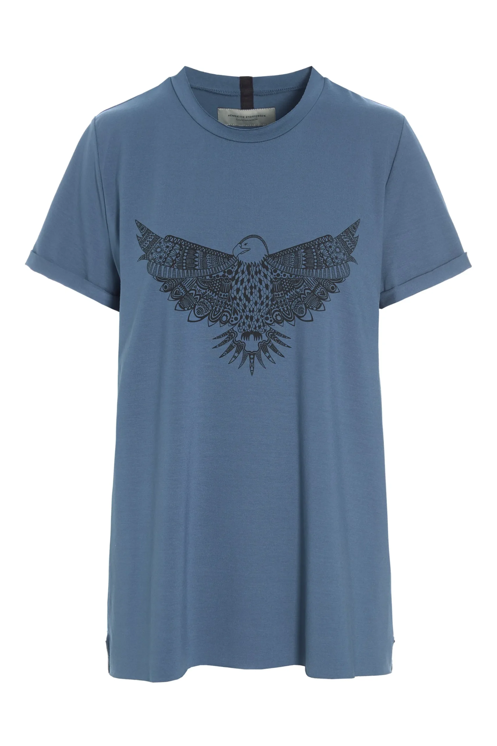 Henriette Steffensen Copenhagen T-SHIRT EAGLE | 96089 DUSTY BLUE Shop