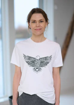 Henriette Steffensen Copenhagen T-SHIRT EAGLE | 96089 WHITE New