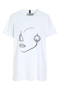Henriette Steffensen Copenhagen T-SHIRT FACE IT | 96089 WHITE Shop