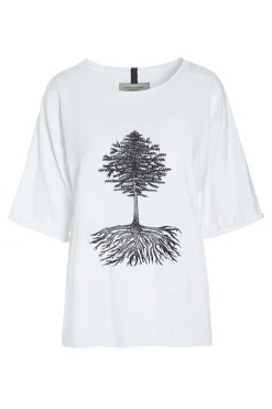 Henriette Steffensen Copenhagen T-SHIRT MIT GRAFIKDRUCK | 96064P WHITE New