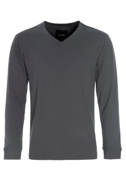 Henriette Steffensen Copenhagen T-SHIRT V-AUSSCHNITT LANGARM | 1021C FORREST Store