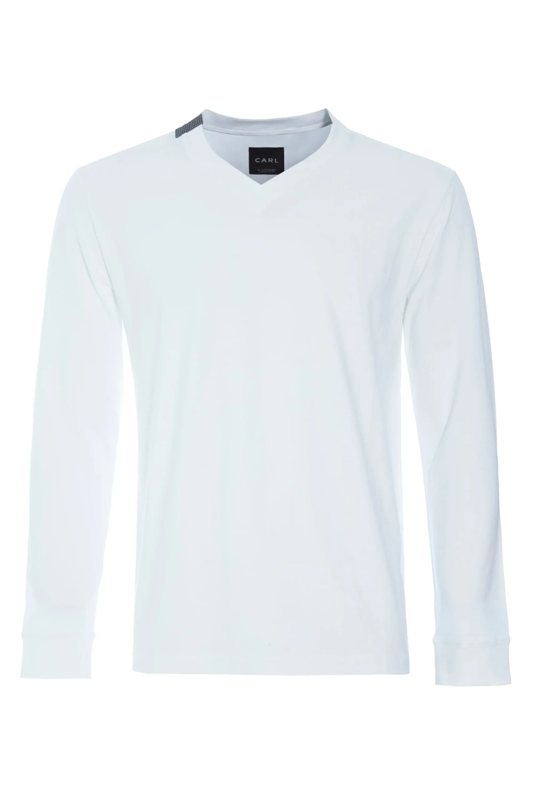 Henriette Steffensen Copenhagen T-SHIRT V-AUSSCHNITT LANGARM | 1021C WHITE Best Sale