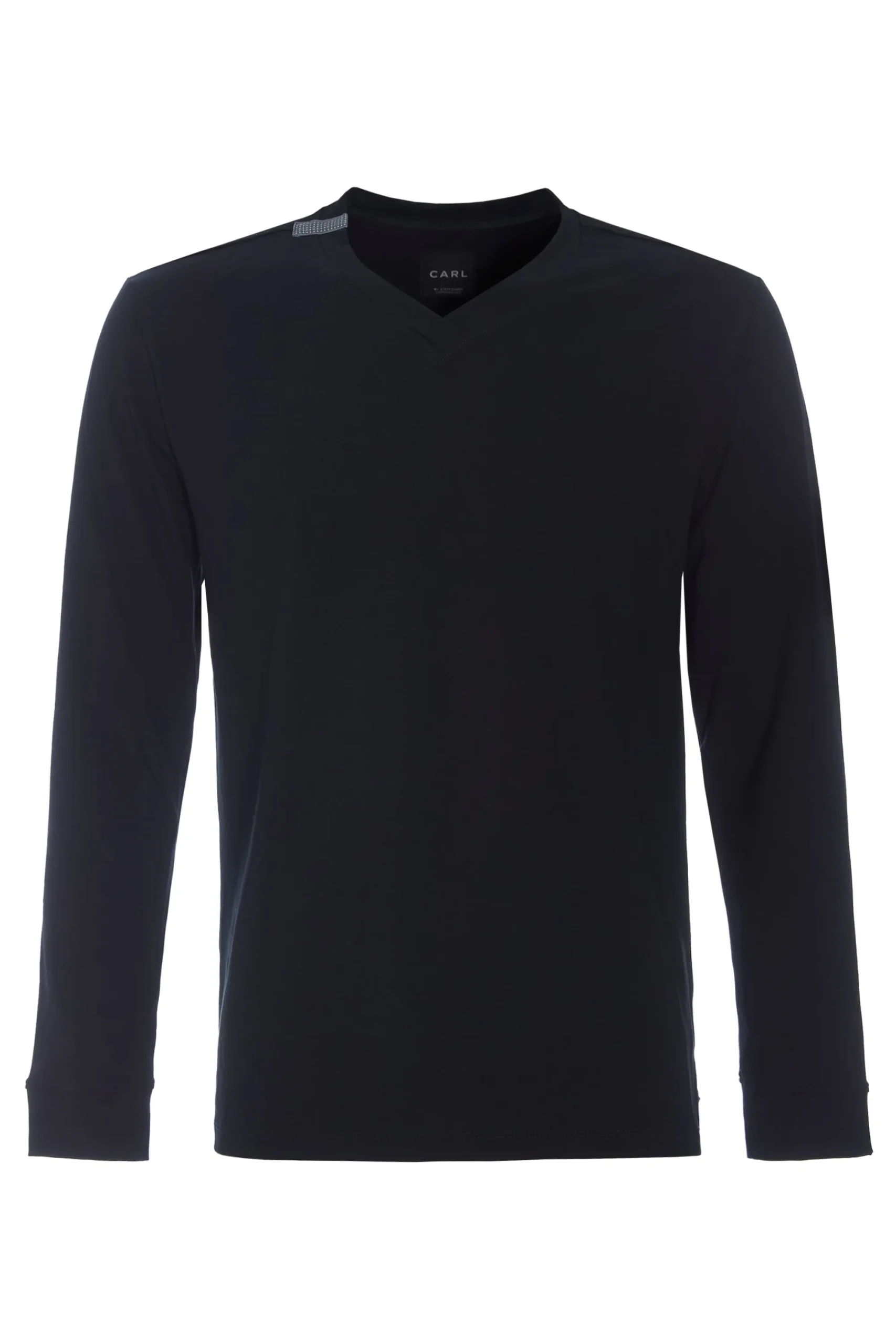 Henriette Steffensen Copenhagen T-SHIRT V-AUSSCHNITT LANGARM | 1021C BLACK Cheap