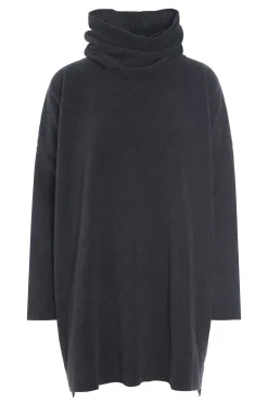 Henriette Steffensen Copenhagen TUNIC MIT HOHEM HALS | 1288 SOFT BLACK Discount