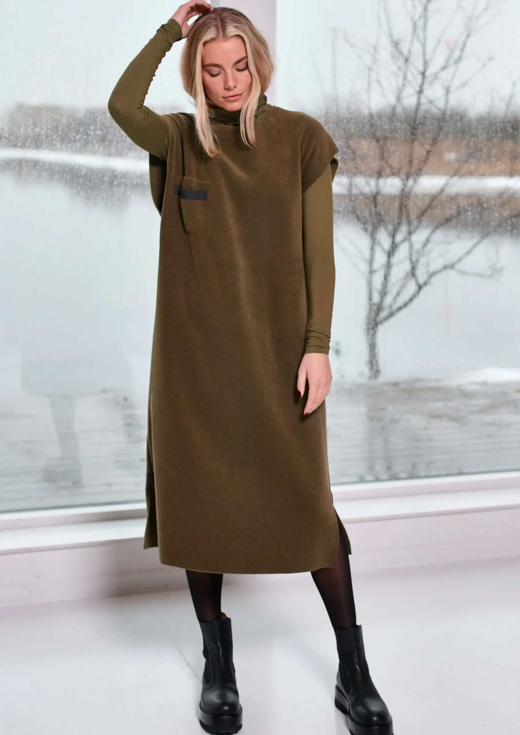 Henriette Steffensen Copenhagen TUNIKA ÄRMELLOS | 3242 MOSS New