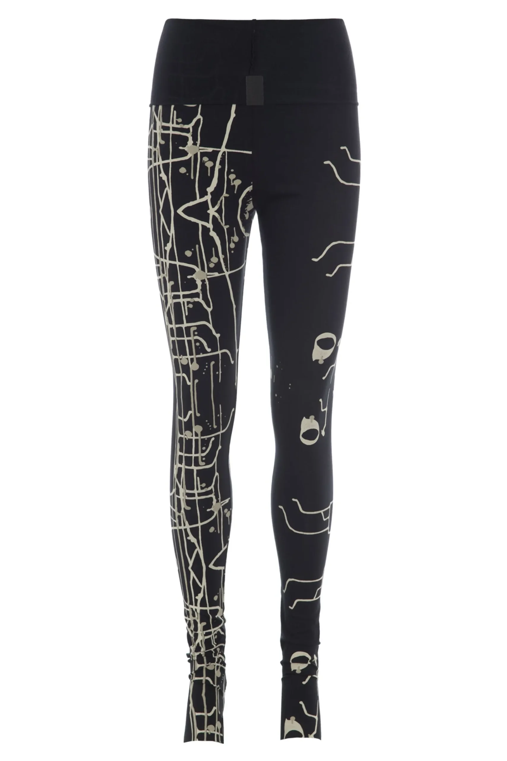 Henriette Steffensen Copenhagen YOGAHOSE | 99002 ART PRINT BLACK Sale